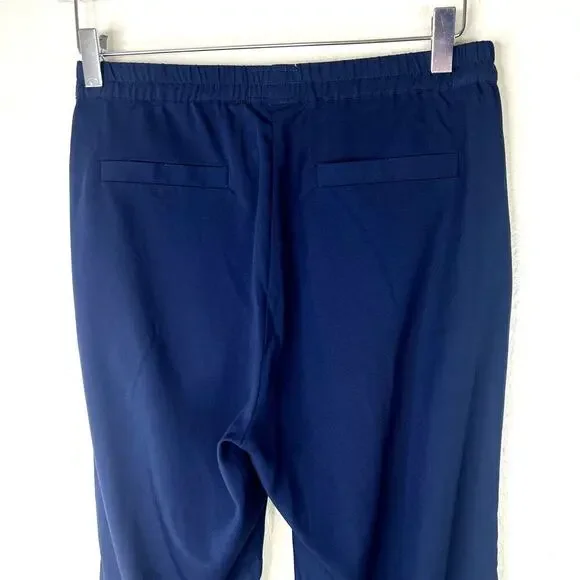 Marine Layer Allison Pant Navy Blue Pull On Elastic Waist Ankle Length SMALL - Picture 8 of 8